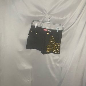 3/$30 Black studded shorts